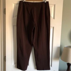 Vintage Laura Scott brown stretch dress pants in size 12P